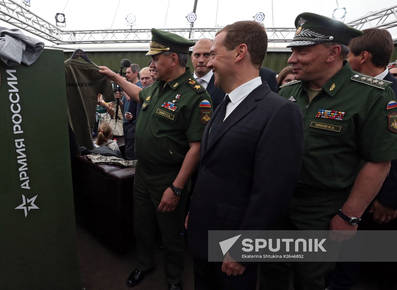 Prime Minister Dmitry Medvedev at Army-2015 International Military-Technical Forum
