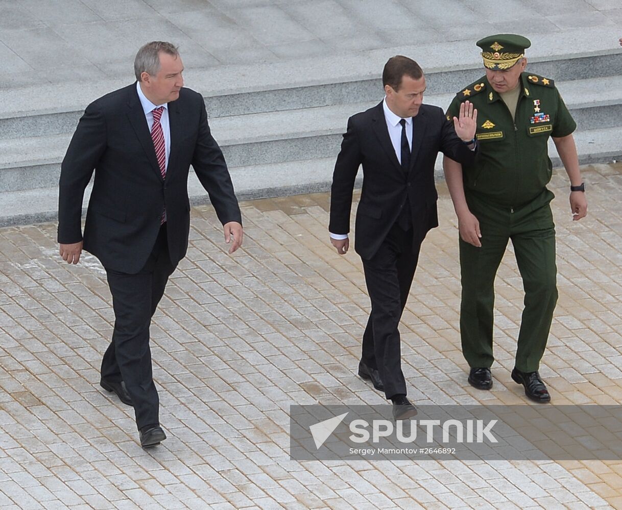 Prime Minister Dmitry Medvedev at Army-2015 International Military-Technical Forum