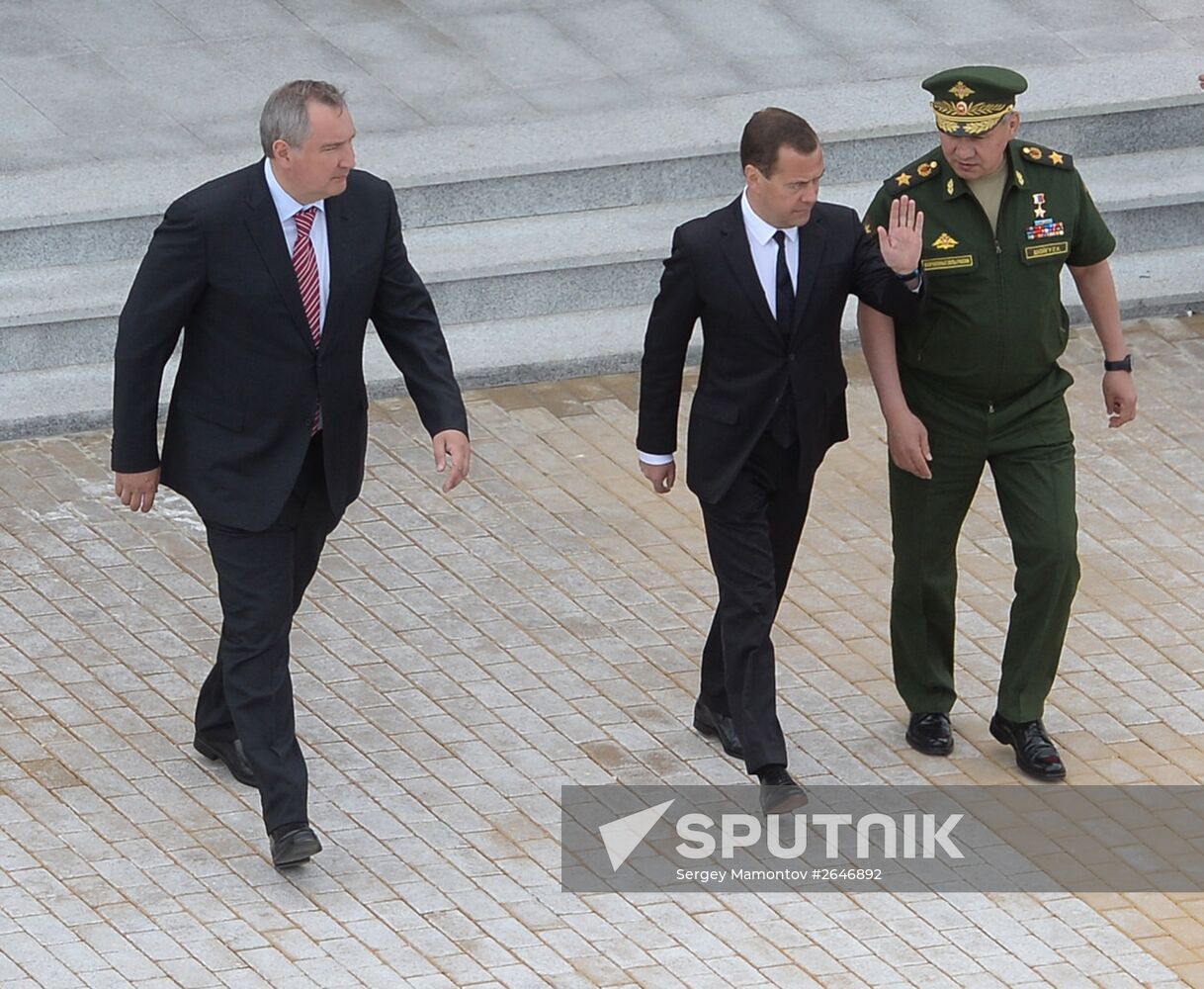 Prime Minister Dmitry Medvedev at Army-2015 International Military-Technical Forum