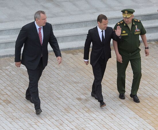 Prime Minister Dmitry Medvedev at Army-2015 International Military-Technical Forum