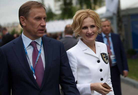 Plenary meeting at 2015 St. Petersburg International Economic Forum