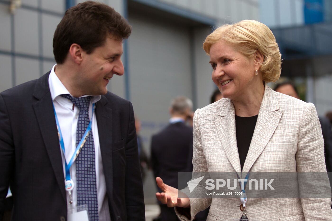 Plenary session at St. Petersburg Economic Forum