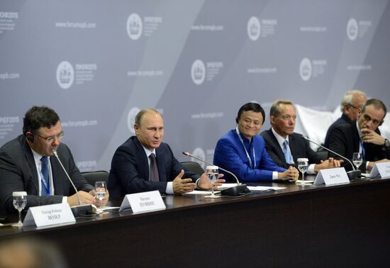 President Vladimir Putin's working trip to St. Petersburg. Day Two