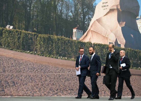Plenary meeting at 2015 St. Petersburg International Economic Forum