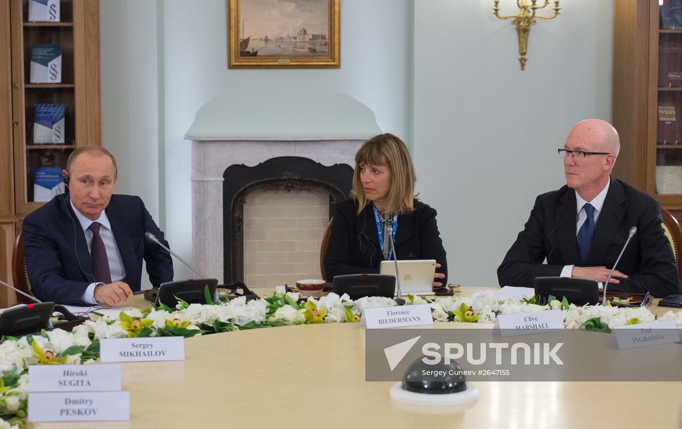 President Vladimir Putin's visit to St. Petersburg. Day two