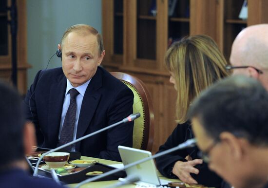 President Vladimir Putin's visit to St. Petersburg. Day two