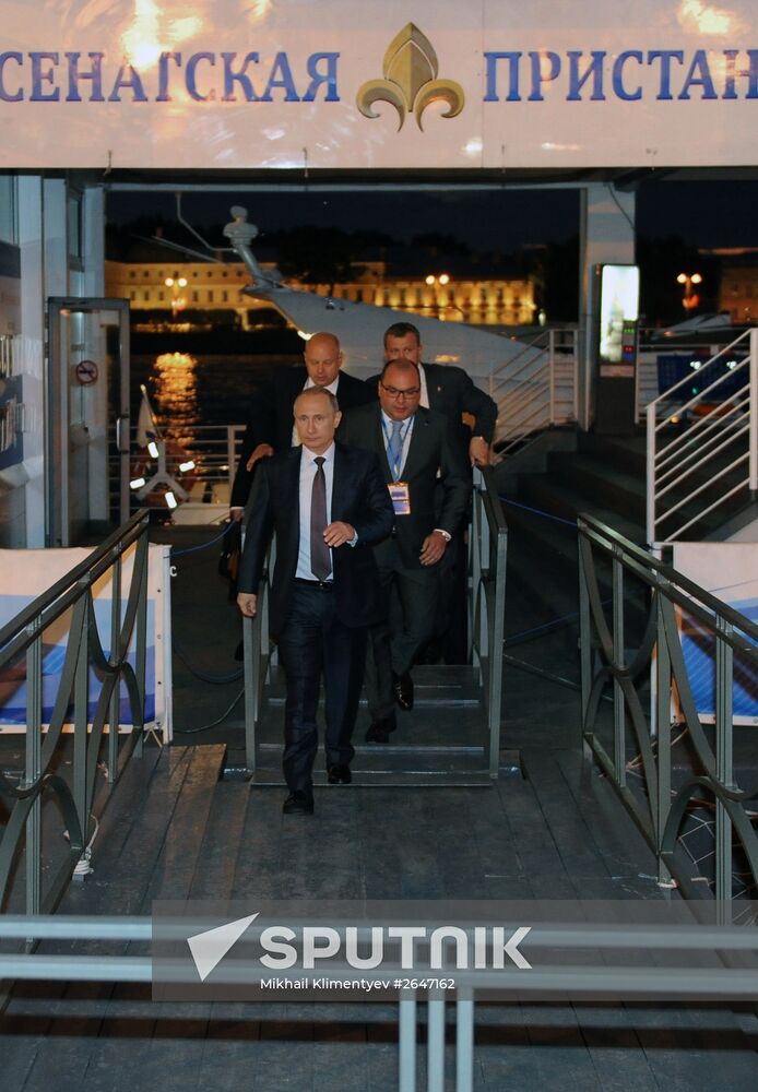 President Vladimir Putin's visit to St. Petersburg. Day two