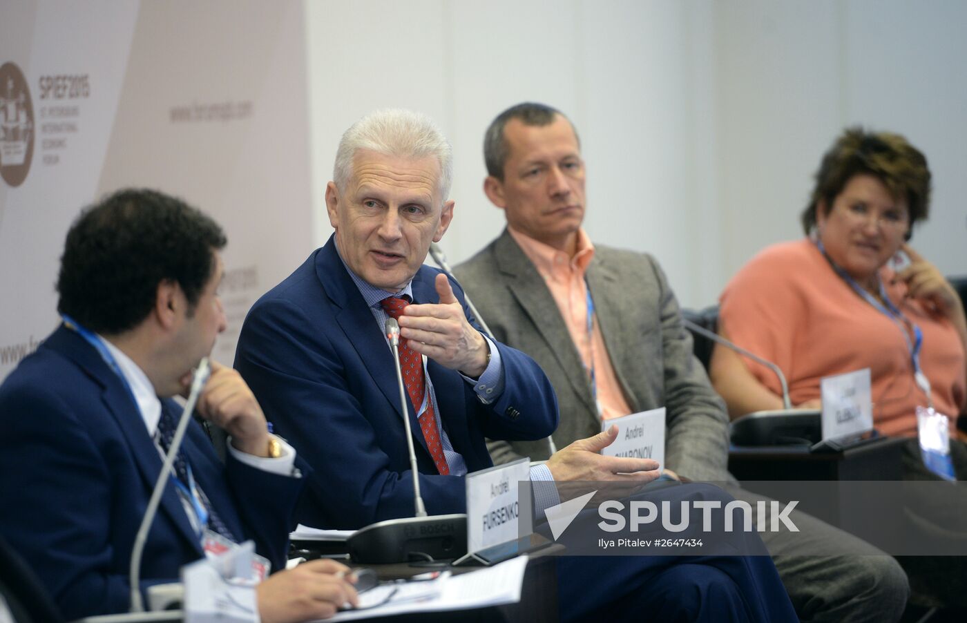 Panel Session, Unlocking the Potential Growth of the Knowledge Economy, at SPIEF 2015