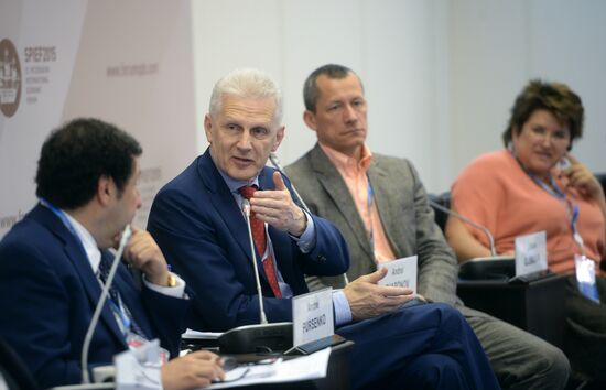 Panel Session, Unlocking the Potential Growth of the Knowledge Economy, at SPIEF 2015