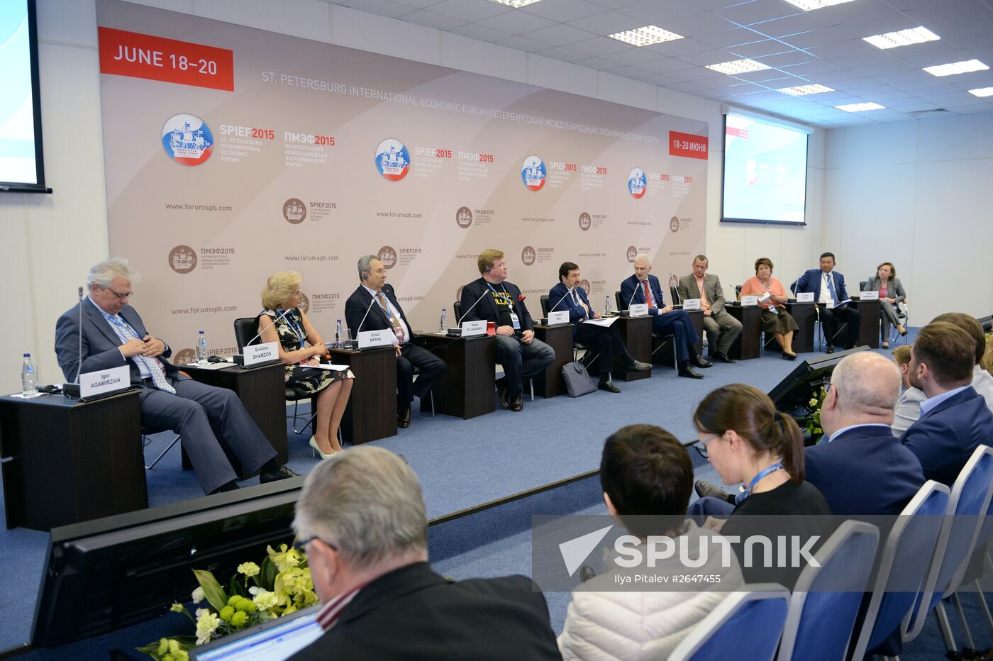 Panel Session, Unlocking the Potential Growth of the Knowledge Economy, at SPIEF 2015