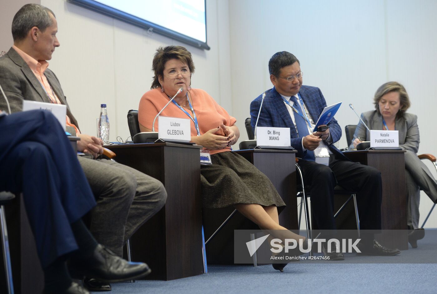 Panel Session, Unlocking the Potential Growth of the Knowledge Economy, at SPIEF 2015