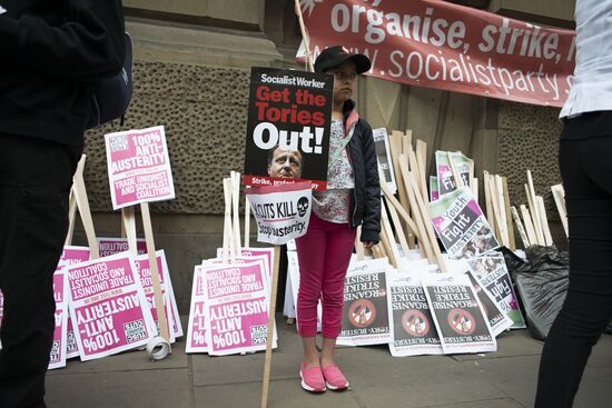 Anti-austerity rally in London