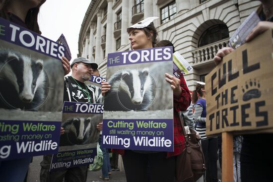 Anti-austerity rally in London