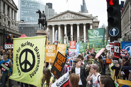 Anti-austerity rally in London