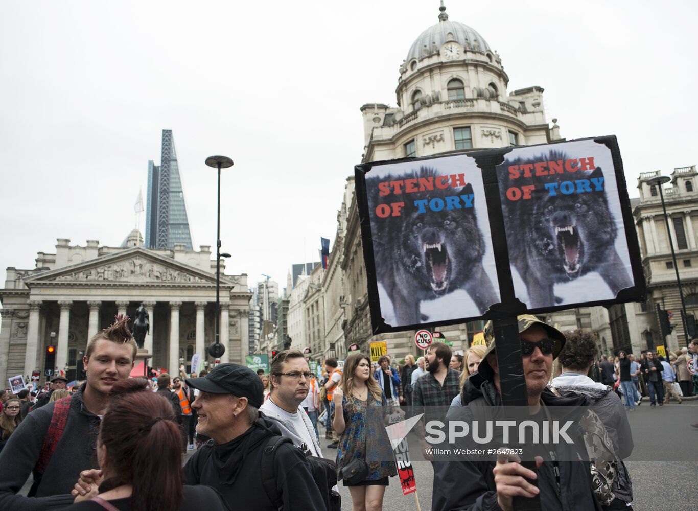 Anti-austerity rally in London