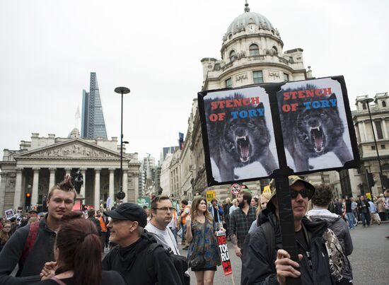 Anti-austerity rally in London