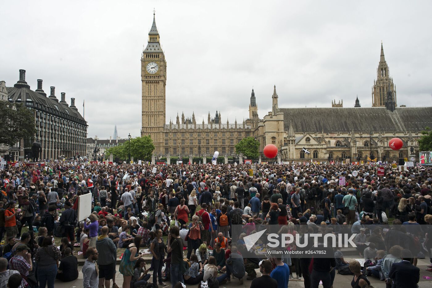 Anti-austerity rally in London