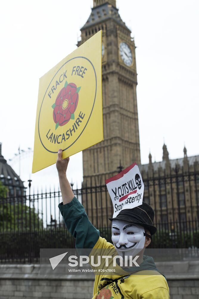 Anti-austerity rally in London