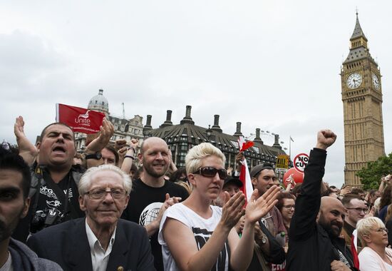 Anti-austerity rally in London