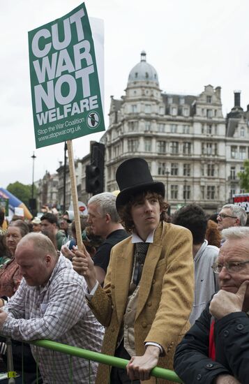 Anti-austerity rally in London