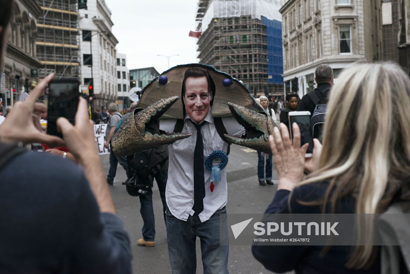 Anti-austerity rally in London