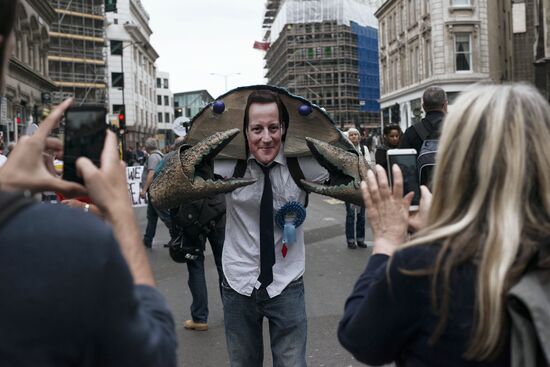 Anti-austerity rally in London