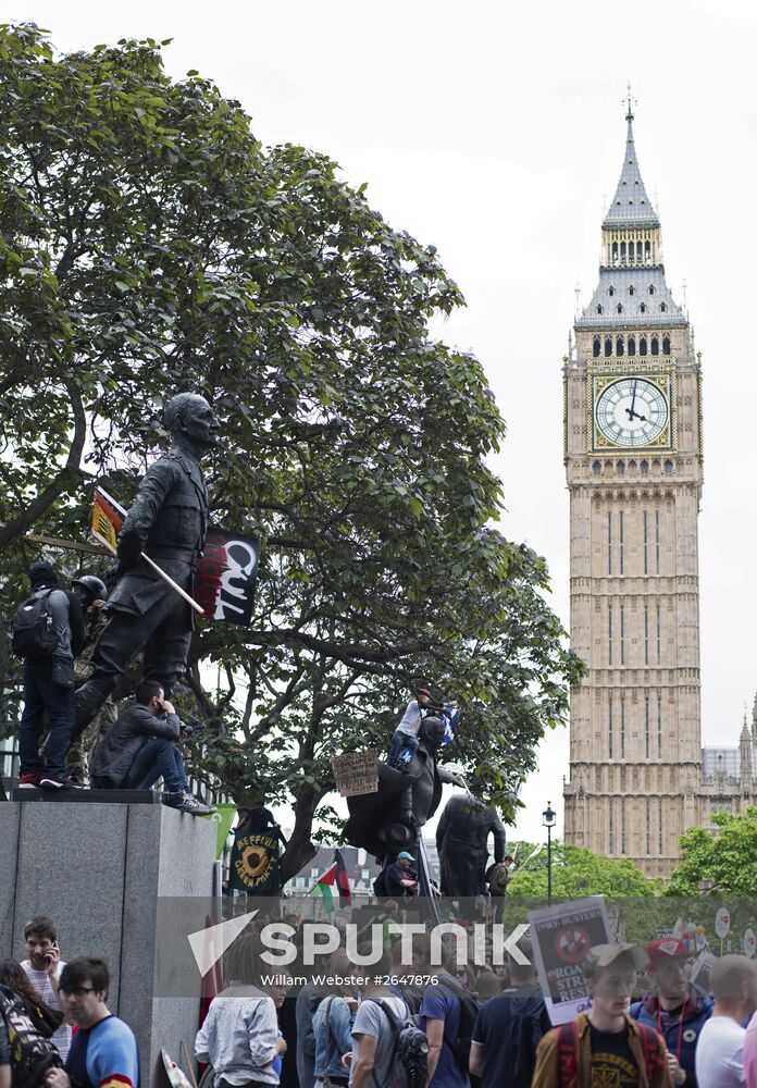 Anti-austerity rally in London