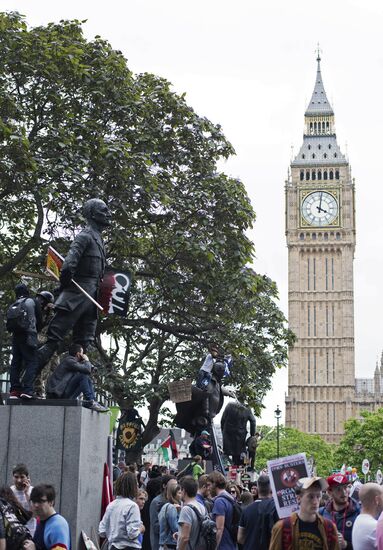 Anti-austerity rally in London