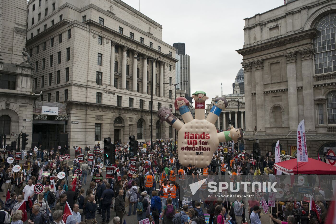 Anti-austerity rally in London