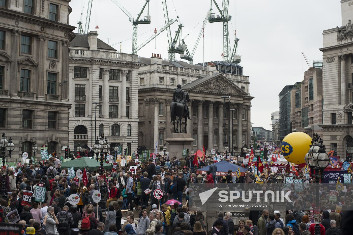 Anti-austerity rally in London