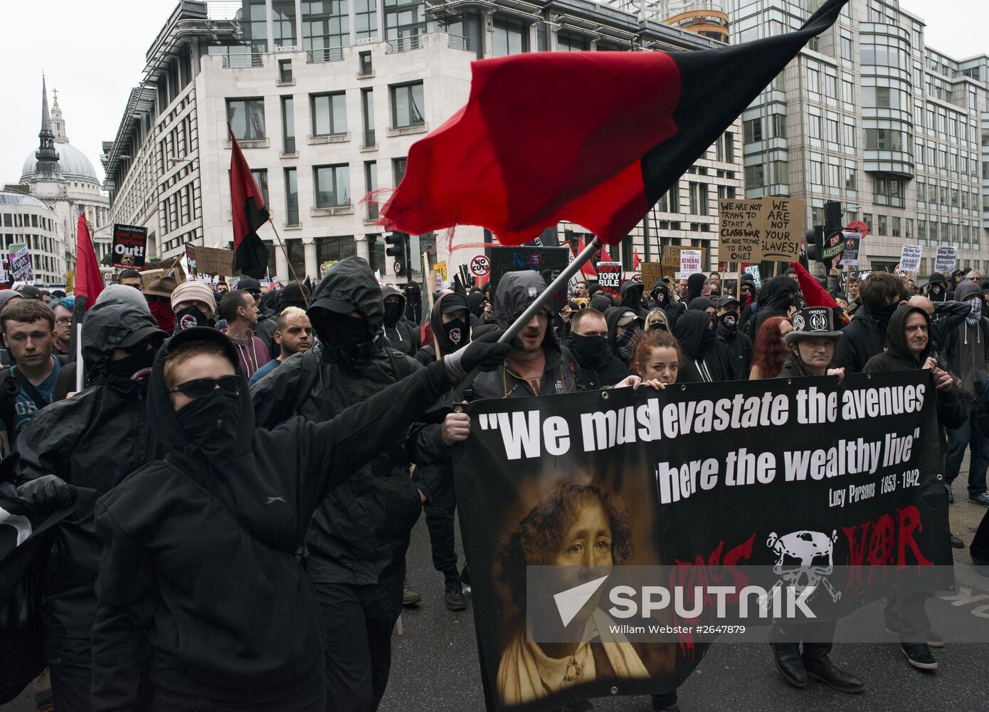 Anti-austerity rally in London