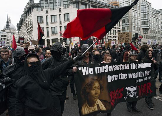 Anti-austerity rally in London