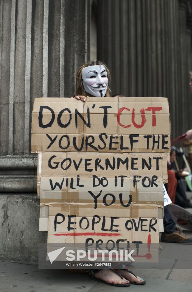 Anti-austerity rally in London