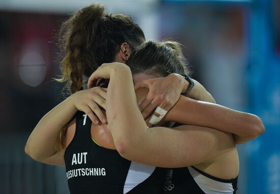 1st European Games. Beach Volleyball. Austria vs. Switzerland
