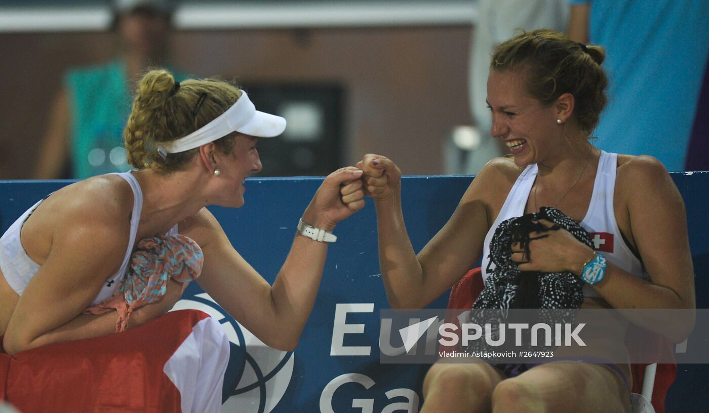 1st European Games. Beach Volleyball. Austria vs. Switzerland