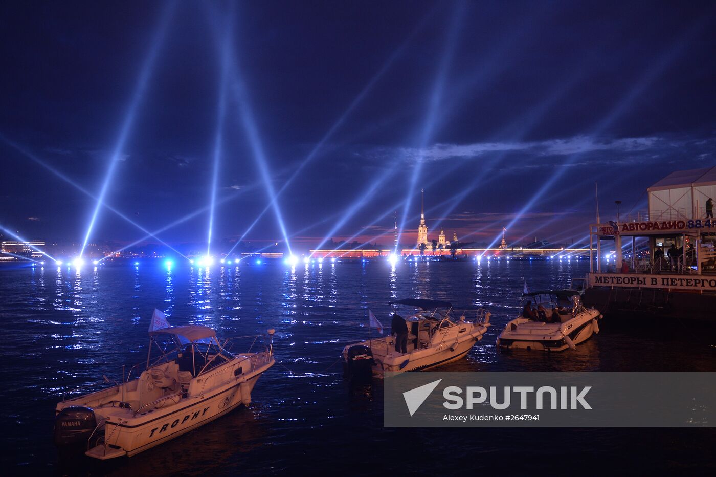 Scarlet Sails school-leavers' festival in St. Petersburg during SPEIF 2015