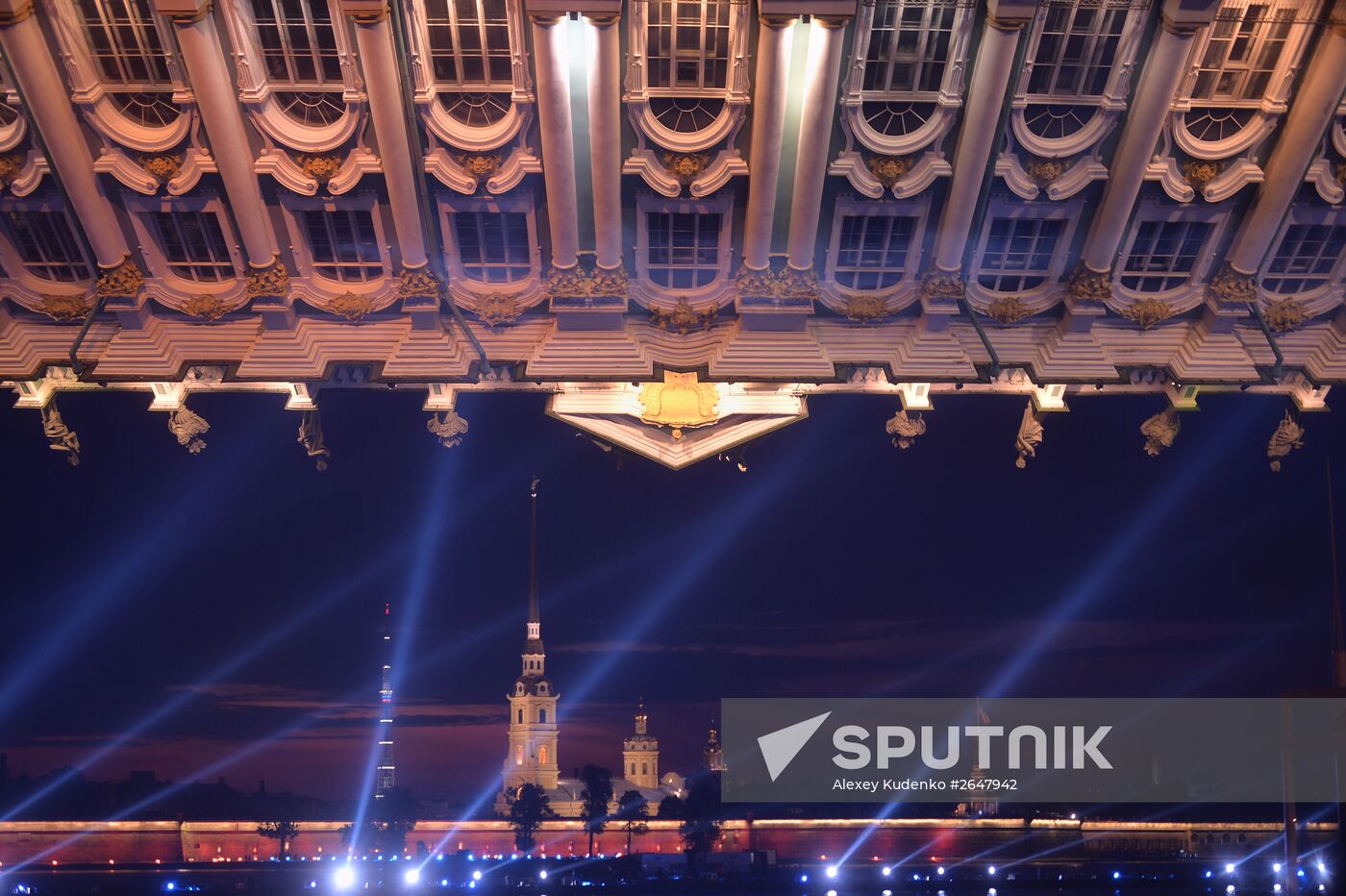 Scarlet Sails school-leavers' festival in St. Petersburg during SPEIF 2015