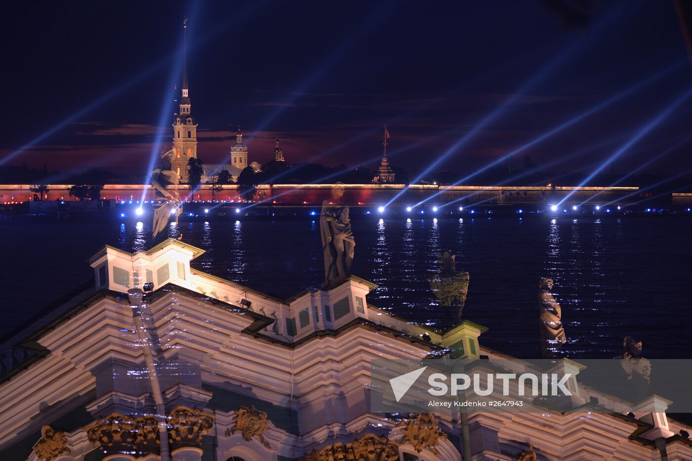 Scarlet Sails school-leavers' festival in St. Petersburg during SPEIF 2015