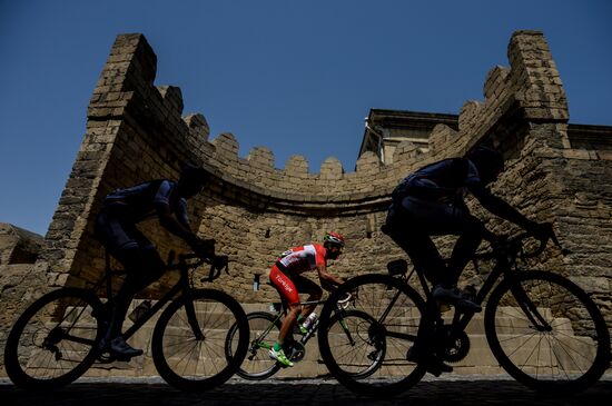 The 1st European Games. Cycling. Men's Road Race