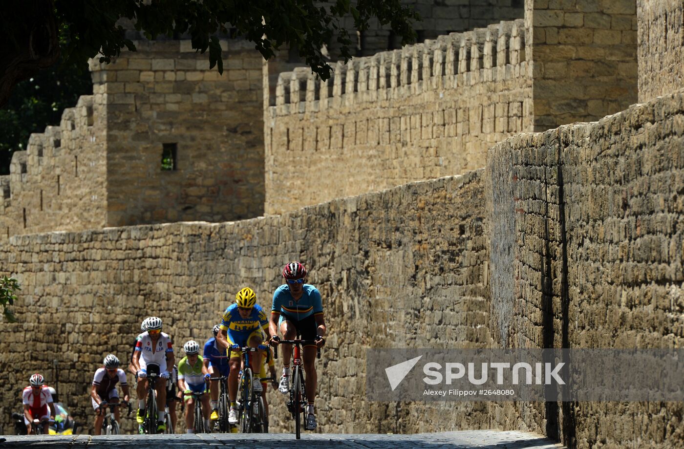 The 1st European Games. Cycling. Men's Road Race