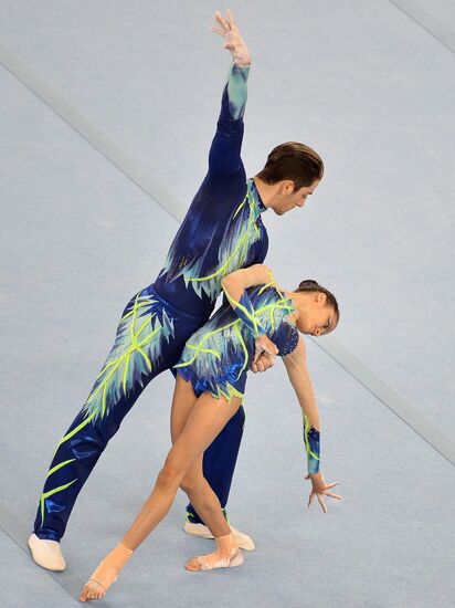 2015 European Games. Acrobatic gymnastics. Mixed pairs dynamic