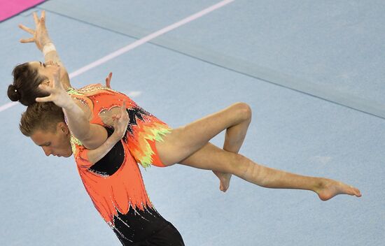 2015 European Games. Acrobatic gymnastics. Mixed pairs dynamic