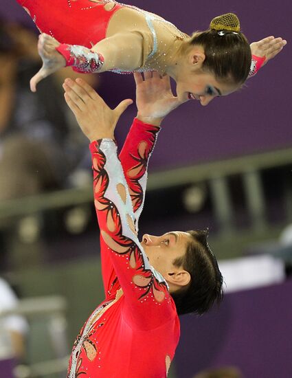 2015 European Games. Acrobatic gymnastics. Mixed pairs dynamic