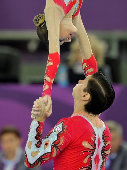 2015 European Games. Acrobatic gymnastics. Mixed pairs dynamic