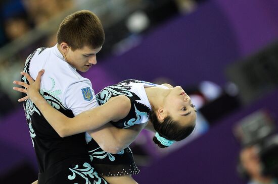 2015 European Games. Acrobatic gymnastics. Mixed pairs dynamic