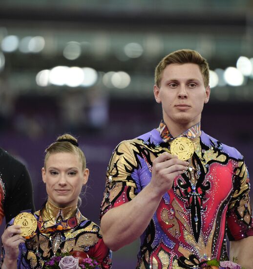 2015 European Games. Acrobatic gymnastics. Mixed pairs dynamic