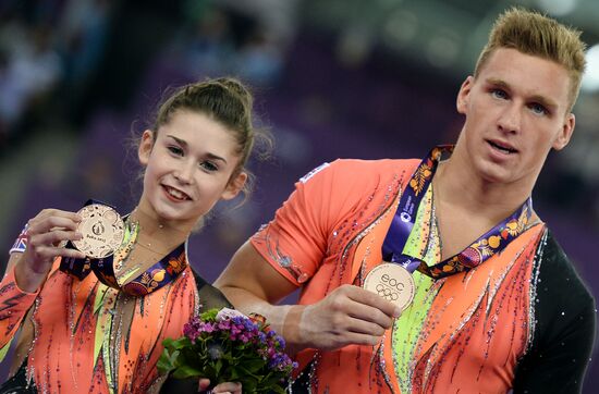 2015 European Games. Acrobatic gymnastics. Mixed pairs dynamic