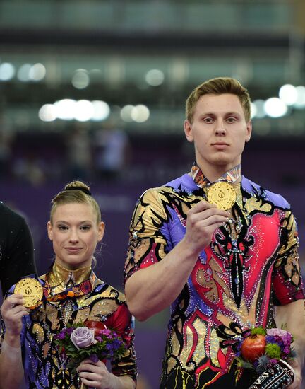 2015 European Games. Acrobatic gymnastics. Mixed pairs dynamic