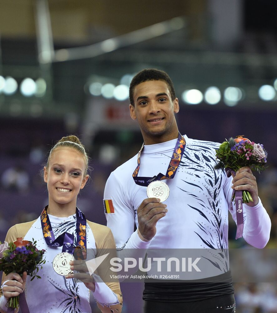 2015 European Games. Acrobatic gymnastics. Mixed pairs dynamic