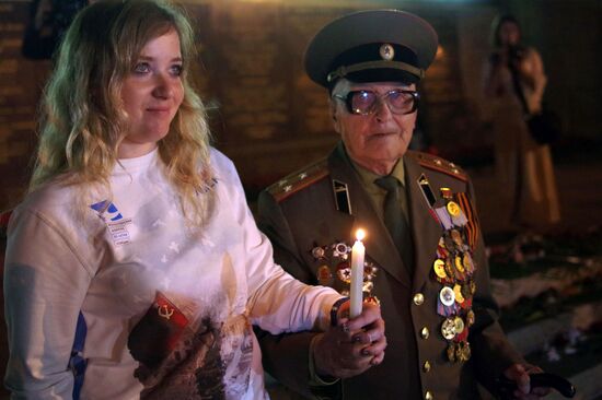 The Candle of Memory campaign in Russia